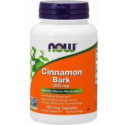 Now Foods Cinnamon Bark 600 mg 120 Capsules