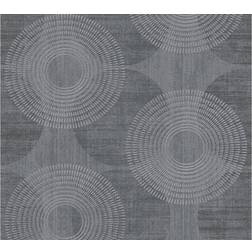 A.S. Creation Cirkel look Tapet Attractive Ovävd Svart AS Creation