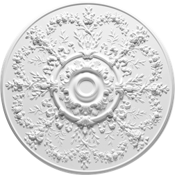 Orac Decor Orac Ceiling Rose Rosette R64 LUXXUS Medallion Centre quality decorative flower white 95 cm = 37 inch diameter