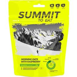 Summit to Eat Morning Oats with Raspberry Camping Food