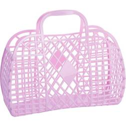 Sun Jellies Retro strandtaske, large Lilla