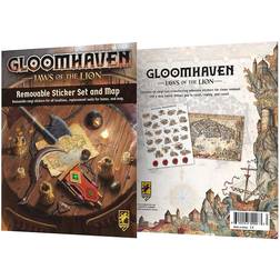 Gloomhaven: Jaws of the Lion Removable Sticker Set & Map