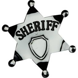 Smiffys Sheriffstjärna av Metall