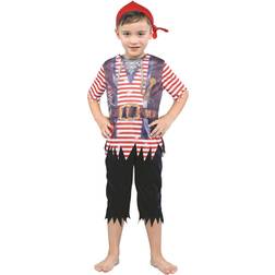 Boys Sublimation Pirate Costume