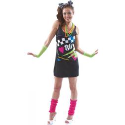 Vegaoo Love the 80's Costume Dress