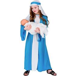 Wicked Costumes Jesu Fødsel Jomfru Maria Børnekostume Small
