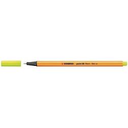 Stabilo 10 x Fineliner point 88 0,4 mm neongelb