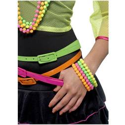 Smiffys Neon Beaded Bracelets