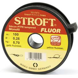 Wiggler Stroft Nylonlina 100 0,16 mm Gul