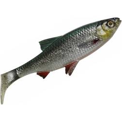 Savage Gear 4D River Roach Shad 18cm-Green Silver UV