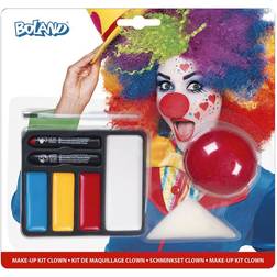 Boland Face Paint Set Clown with Clown Nose