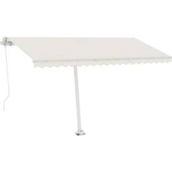 vidaXL Freestanding Manual Retractable Markise