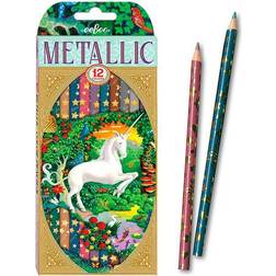 Eeboo Metallic Pencils Unicorn 12-pack