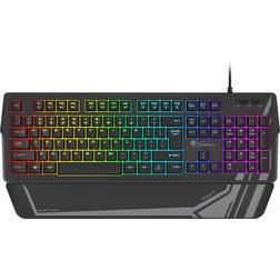 Natec Genesis Rhod 350 RVB NKG-1727 Filaire Jeux QWERTY US Noir