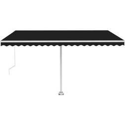 vidaXL Freestanding Manual Retractable Markise