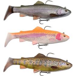 Savage Gear 4d Trout Rattle Shad 17cm 80gram Fire Trout