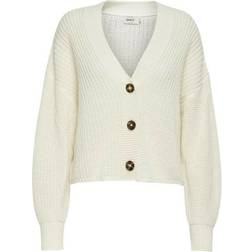 Only Onlcarol Nice L/s Cardigan Knt - Jet Stream