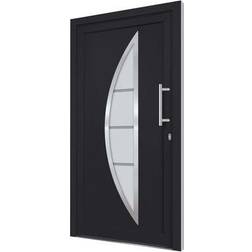 vidaXL - External Door Clear Glass R (88x200cm)