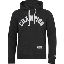 Champion Collegiate Logo Organic Cotton Blend Hoodie - Black