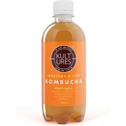 Kultures Kombucha Ginger & Lime Green Tea 400g 40cl