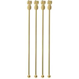 Paderno Pineapple Stirrer Bar Equipment 4pcs