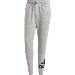 Adidas Essentials French Terry Tapered Cuff Logo - Medium Grey Heather/Black