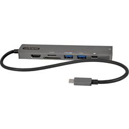 StarTech USB C-HDMI/2xUSB A/USB C/RJ45 M-F 1ft