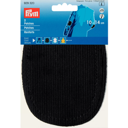 Prym Renforts Velours Côtelé Thermocollants Noir
