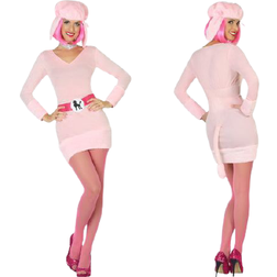 Th3 Party Dog Costume for Adults Pink