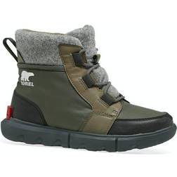 Sorel Explorer II Carnival Felt Bootie - Sage/Dark Stone