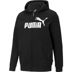 Puma Essentials Big Logo Full-Zip Hoodie - Black