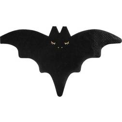 PartyDeco 20 Serviettes Chauve-Souris Kawaii