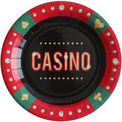 Santex Disposable Plates Casino 10pcs