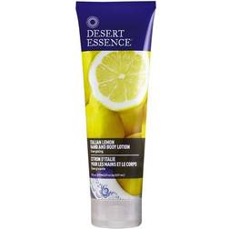 Desert Essence Energizing Hand & Body Lotion Italian Lemon 8 fl oz