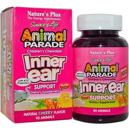 Nature's Plus Children's Chewable Inner Ear Support, Natural Cherry Flavor (90 Animals)