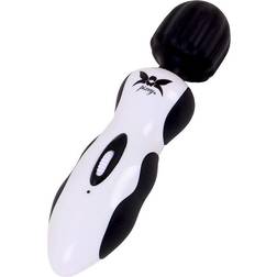 Pixey Vibrator Massagestab Black and White USB 20 x 4,4 cm