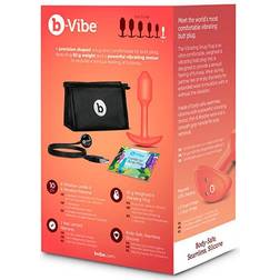 B-Vibe Analplugg Vibrating Snug Orange