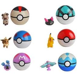 Bizak Action Figure Pokemon Pokeball Clip'N Go