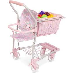 Carro De Compra Ocean Fantasy Con Portabebe Y 12 Frutas 50x30x62 Cm