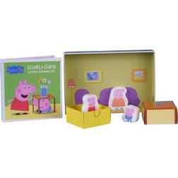 Barbo Toys Gurli Gris Bog med Træfigurere