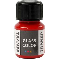 Creativ Company Glasfärg transparent Röd 35 ml