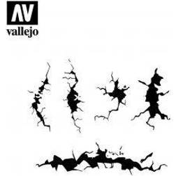 Wittmax Vallejo Stencil Cracked Wall