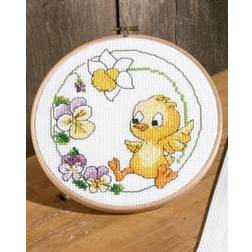 Permin Broderikit Tavla Sittande kyckling