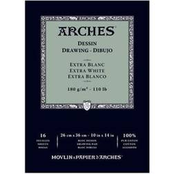 Arches Drawing Pad Glue 180 G 26x36 Cm 16 Sh