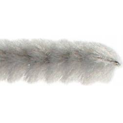 Creativ Company Chenille Piberensere 6 mm Grå 50 stk