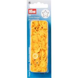 Prym Boutons Pression Colors Snaps Étoiles Jaunes