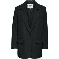 Only Lana Berry Long Blazer - Black