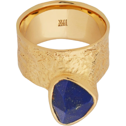 Monica Vinader Gold Deia Odyssey Ring Lapis