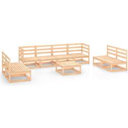 vidaXL 3075434 Loungeset, 1 Bord inkl. 8 Soffor