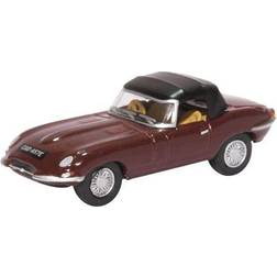 Oxford Jaguar E Type Soft Top Imperial Maroon